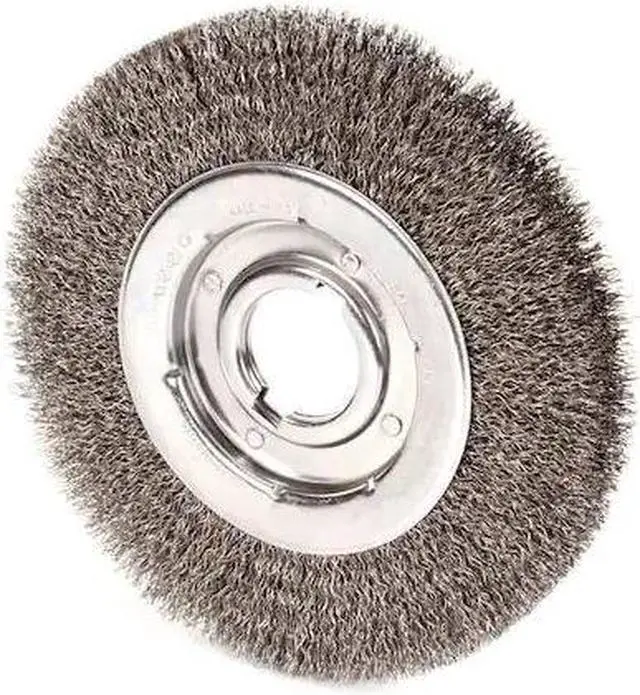 Alt view image 7 of 8 - WEILER 96030 Wire Wheel Wire Brush, Arbor, 10", 0.020 "