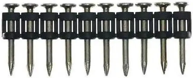Main image of SENCO W3100YXC Collated Concrete Nail, 1 in L, 12 ga, Zinc Galvanized, Flat