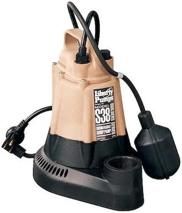 Main image of LIBERTY PUMPS S38-2 SubmersibleSumpPump,25ft,10in,115VAC