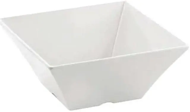 Main image of TABLECRAFT MB94 Square Bowl, 120 oz., Melamine White