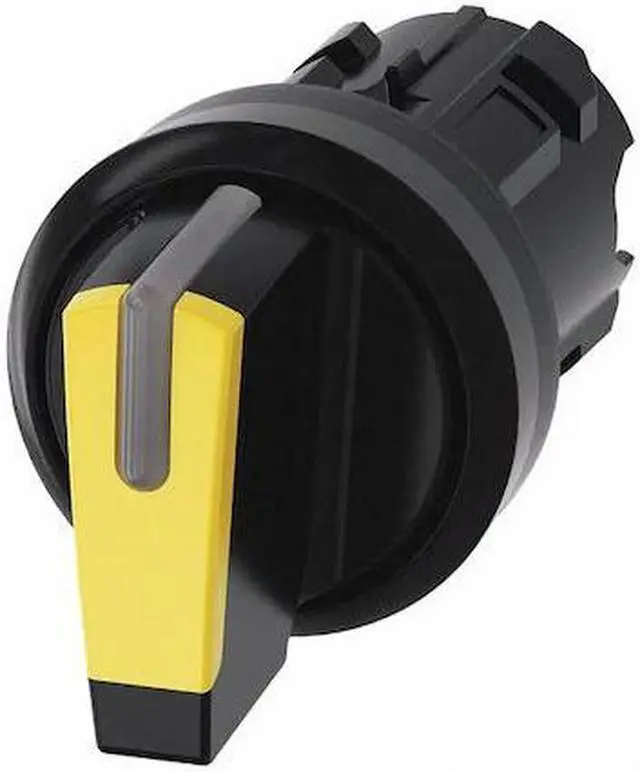 Main image of SIEMENS 3SU1002-2BL30-0AA0 Selector Switch Operator,Yellow Operator