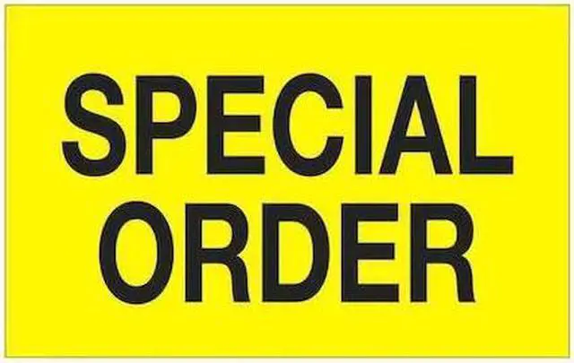 Main image of TAPE LOGIC DL1167 Tape Logic® Labels, "Special Order", 1 1/4" x 2", Fluorescent