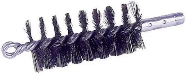 Main image of WEILER 44139 4" Single Spiral Flue Brush .012 Steel Fill