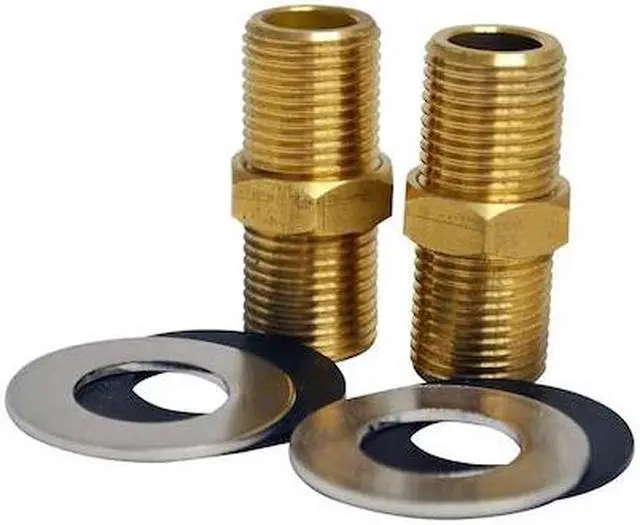 Main image of WHITEHAUS WHFS00098-10 2" Brass Nipple For Whitehaus Utility Faucet