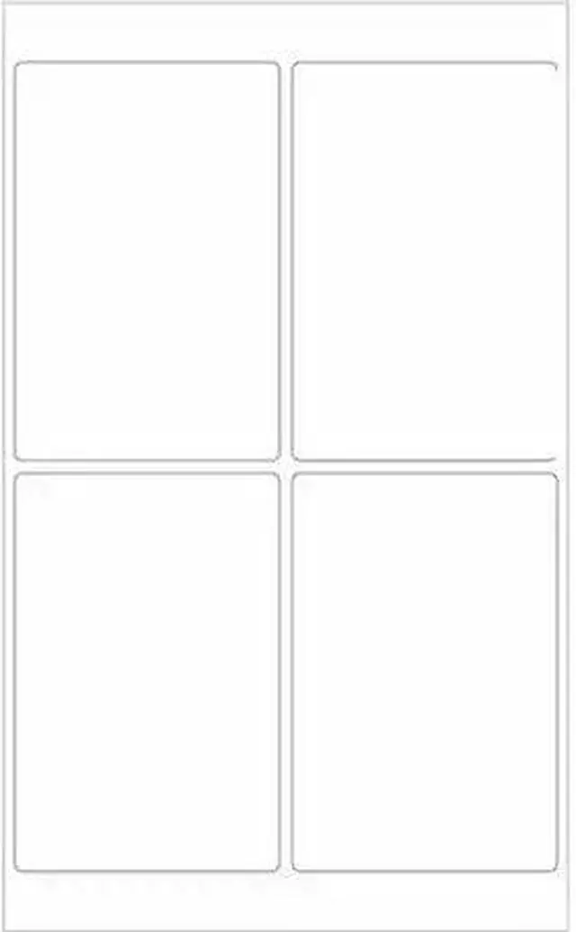 Alt view image 2 of 2 - Tape Logic LL204 4 x 6 in. Glossy White Rectangle Laser Labels - Pack of 400