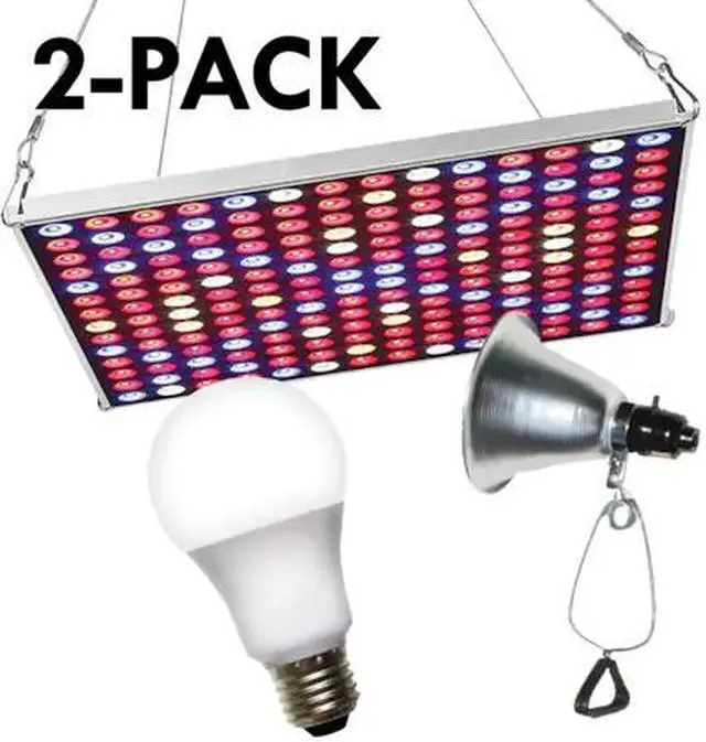 Main image of MIRACLE LED 602227 LED Grow Panel & Clamp On LED Full Spectrum Grow Light Kit 3