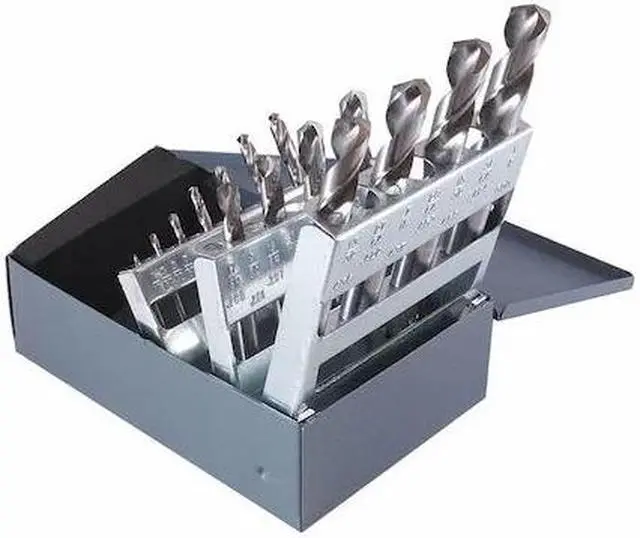 Main image of CLEVELAND C70370 15PC NAS907 Type C Heavy-Duty Screw Machine Dril Set Cleveland