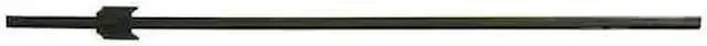 Main image of ZORO SELECT 46V227 Fence Post,48 H x 3 1/2 W In.,Steel