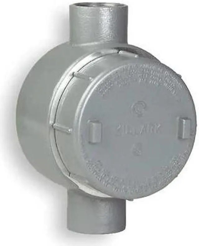 Alt view image 3 of 3 - HUBBELL KILLARK GECCT-1 Conduit Outlet Body,Aluminum,C
