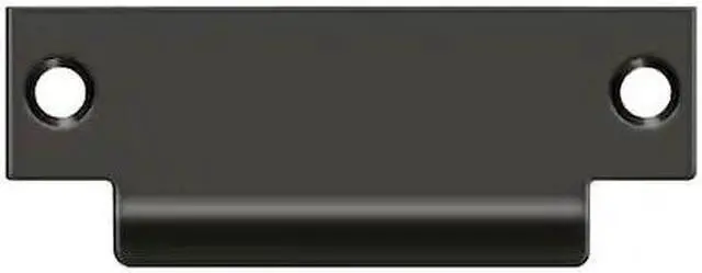 Alt view image 2 of 2 - Deltana SPBDB478U10B 4.87 x 1.25 in. T- Strike without Hole, Oil Rubbed Bronze - Solid