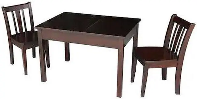 Main image of INTERNATIONAL CONCEPTS K15-JT2532L-CC105-2 Rectangle Table with 2 San Remo