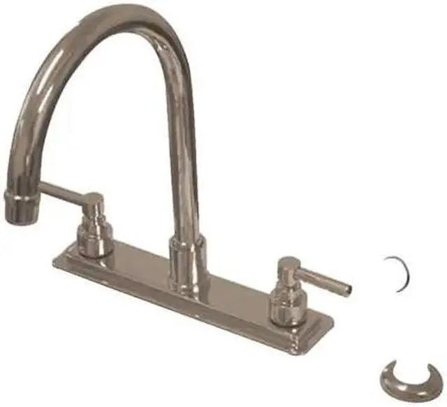 Alt view image 2 of 4 - Kingston Brass KS8798EL Kitchen , Faucet, Satin Nickel