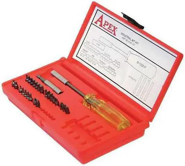 Main image of APEX TOOL GROUP 24BITKIT-1PK Hex, Phillips, Pozidriv(R), Robertson Square