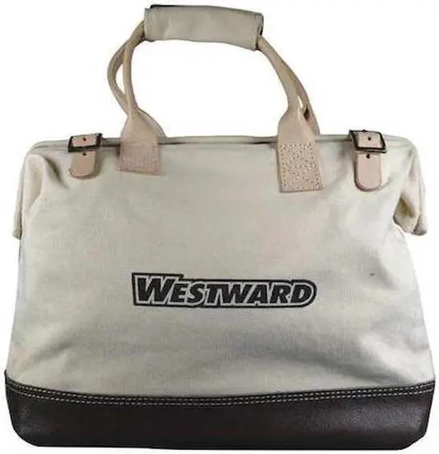 Main image of WESTWARD 53JW33 Tool Bag, Tan, Canvas, 1 Pockets