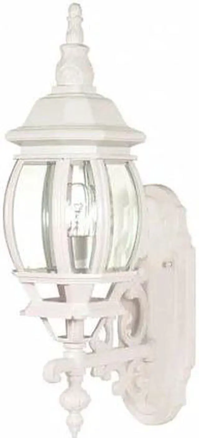 Main image of NUVO 60-3467 Central Park 1-Light 20 in. Wall Lantern with Clear Beveled Glass