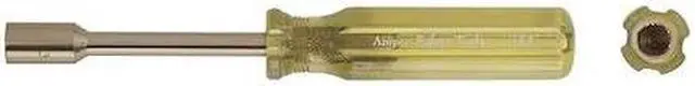 Main image of AMPCO SAFETY TOOLS ND-10MM Nut Driver, 10.0mm, Solid, Fluted, 5-1/8 in.
