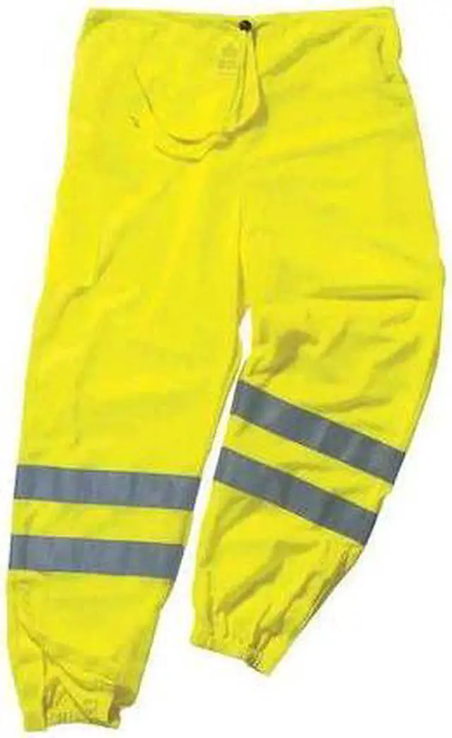Main image of GLOWEAR BY ERGODYNE 8910 S/M Class E Hi-Vis Pants, Lime