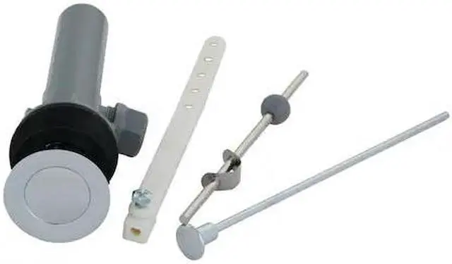 Alt view image 2 of 2 - Kingston Brass KBP1001 Plastic Pop-Up Drain with Overflow, Polished Chrome