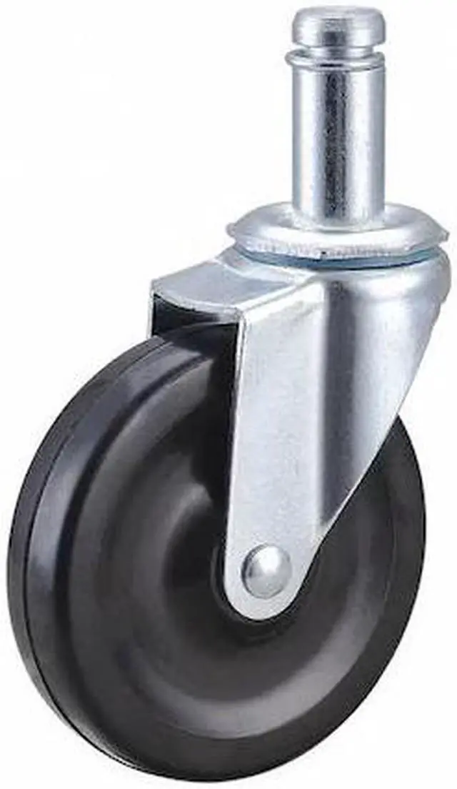 Main image of ZORO SELECT F1RR04052S-S22 Swivel Stem Caster,Rubber,4 in.,115 lb.