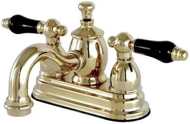 Alt view image 2 of 3 - Kingston Brass KS7102PKL 4 in. Centerset Lavatory Faucet with Brass Pop-Up, Polished Brass