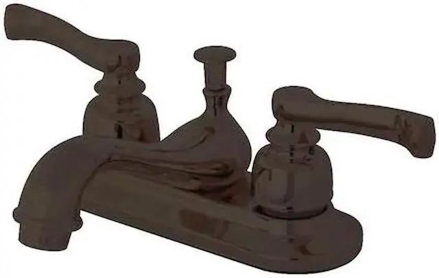 Alt view image 2 of 3 - Kingston Brass KB8605 4 in. Centerset Bathroom Faucet, Oil Rubbed Bronze