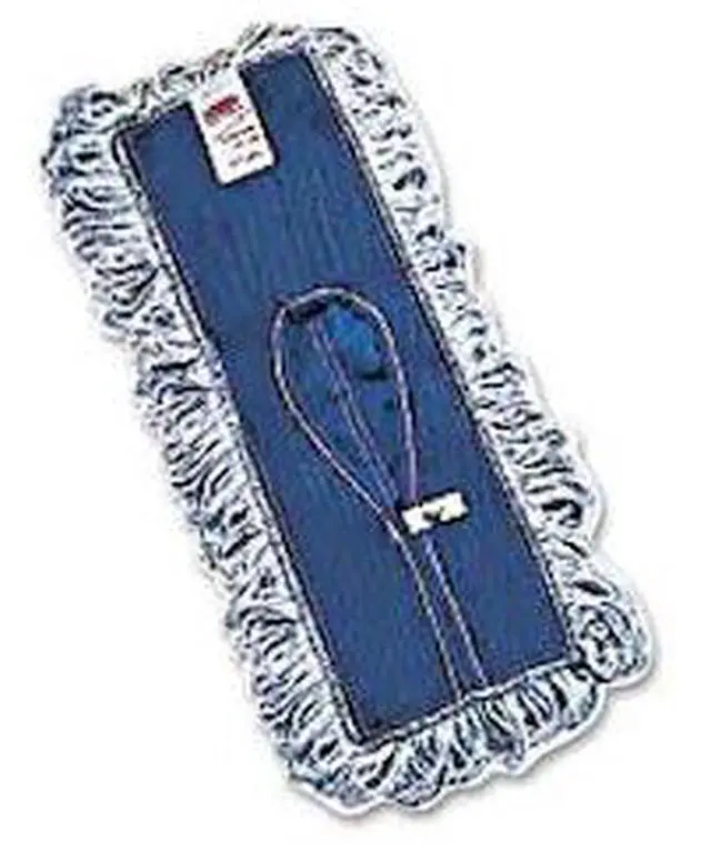 Alt view image 15 of 15 - Rubbermaid Commercial Finish System Replacement Mop Head 18 x 5 Rayon/Synthetic White E052