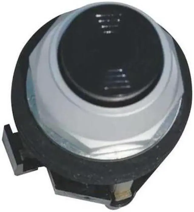 Main image of Pushbutton, Extended, Black, 1NO-1NC