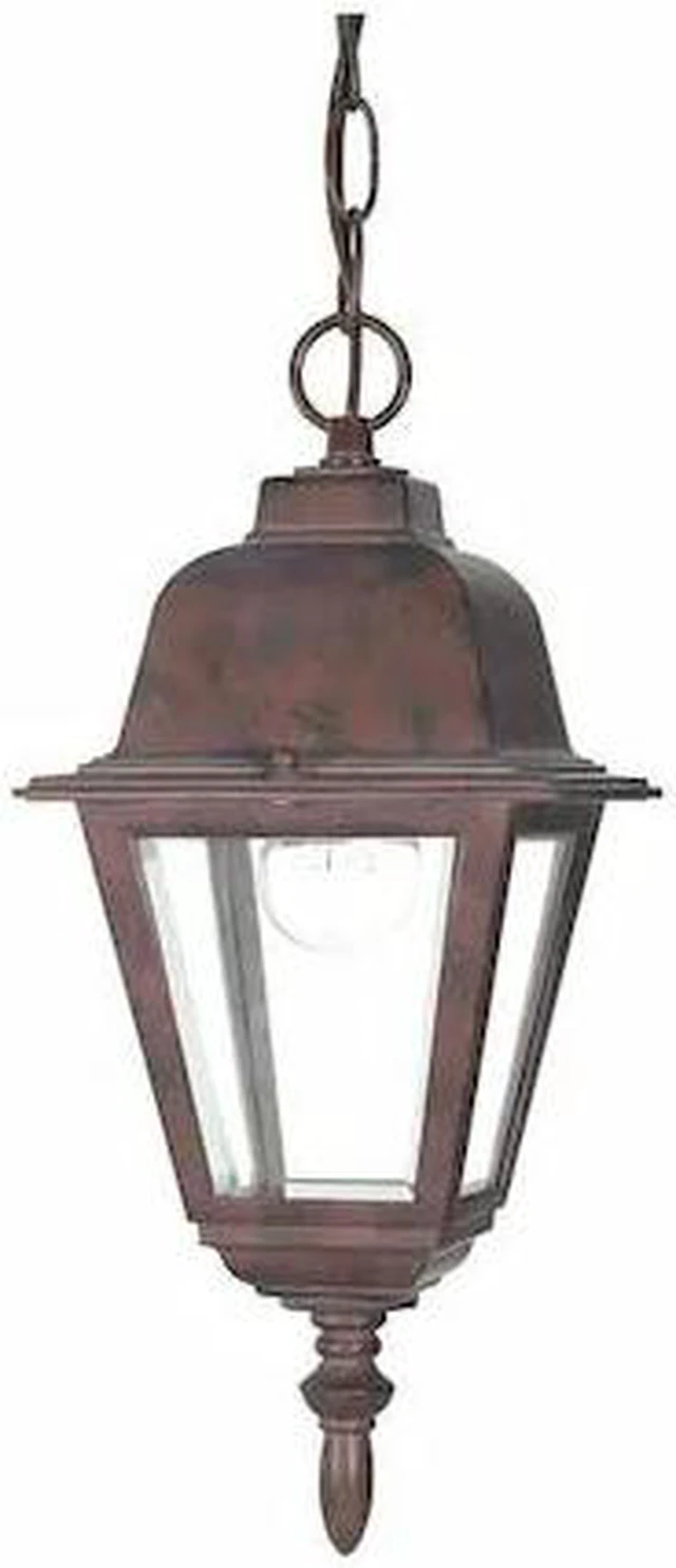 Main image of NUVO 60-488 Briton 1-Light 10 in. Hanging Lantern with Clear Glass