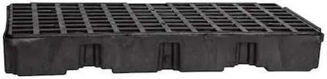 Main image of EAGLE MFG 1632B Spill Deck, 30 gal Spill Capacity, 2 Drums, 5,000 lb Load