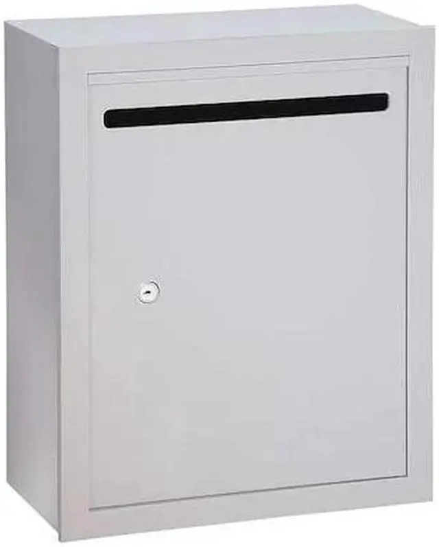 Alt view image 3 of 6 - Salsbury 2240AP Letter Box (Includes Commercial Lock) - Standard - Surface Mounted - Aluminum - Private Access