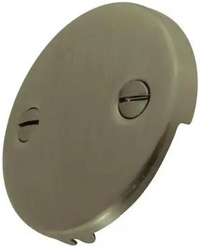 Alt view image 2 of 3 - Kingston Brass DTT103 Made To Match Bathtub Overflow Plate, Vintage Brass