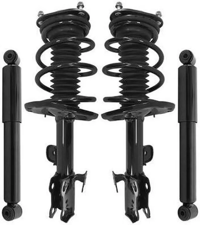 Alt view image 2 of 2 - Unity Automotive 4-11255-254060-001 Fnt & Rr Complete Strut Assembly Shock Kit For 2009-2012 Toyota Rav4
