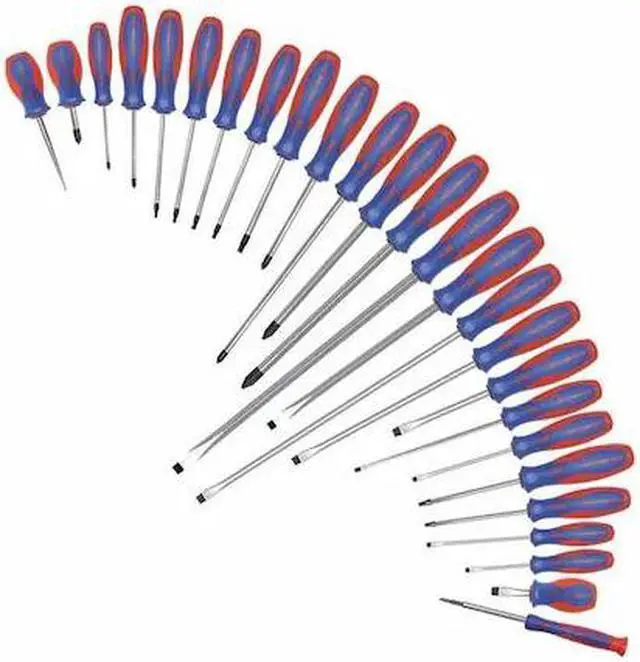 Main image of WESTWARD 401L81 Screwdriver Set,26 pcs,Multicomponent