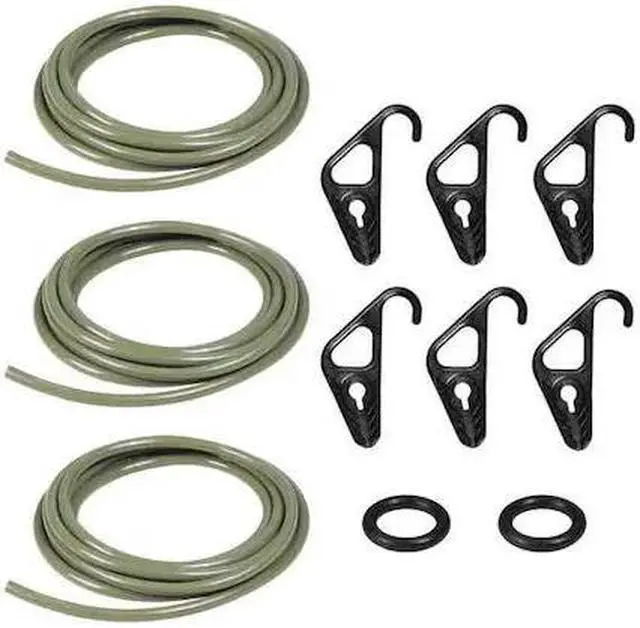 Main image of THE BETTER BUNGEE BBCC1/4BK Cargo Rope Kit,10 ft. L,1/4" W,Black