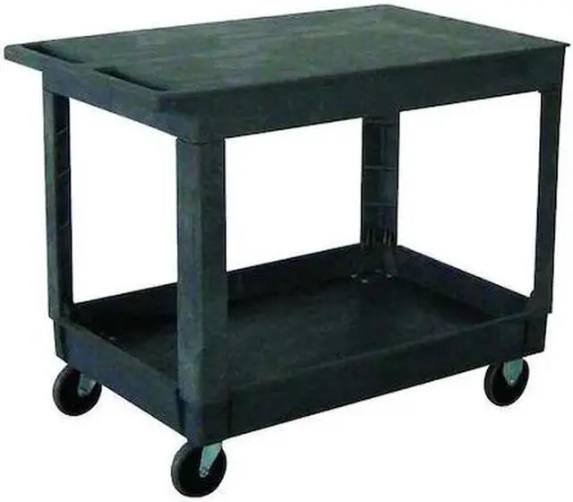 Main image of ZORO SELECT 5UTJ7 Polypropylene Utility Cart with Deep Lipped & Flush Plastic
