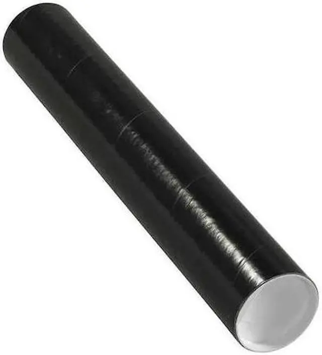 Main image of PARTNERS BRAND P3018BL Mailing Tubes with Caps, 3" x 18", Black, PK24