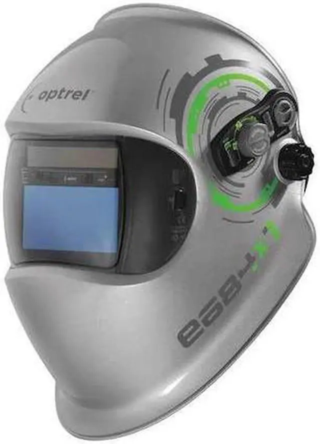 Main image of OPTREL 1006.500 Auto Darkening Welding Helmet, Silver