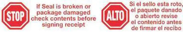 Main image of TAPE LOGIC T905P136PK Tape Logic Pre-Printed Carton Sealing Tape, "Stop /
