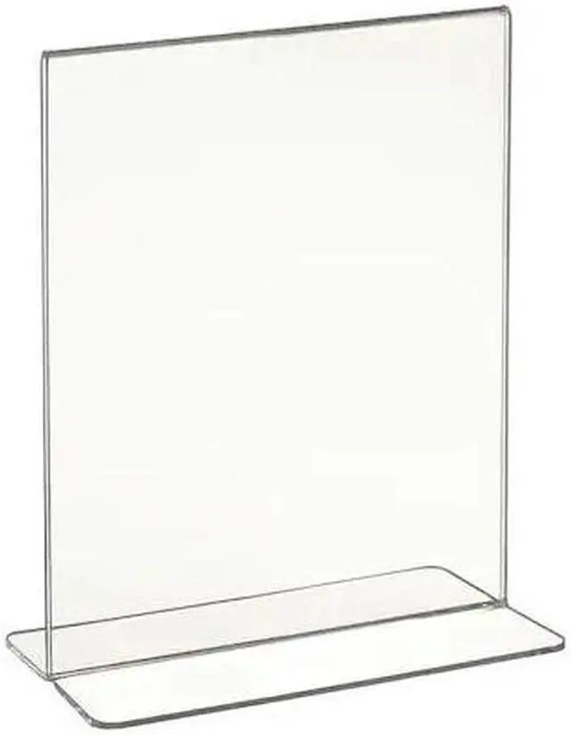 Alt view image 2 of 2 - 5-1/2"W x 7"H Acrylic Bottom Load Counter Top - Clear Color,Pack Size - 24