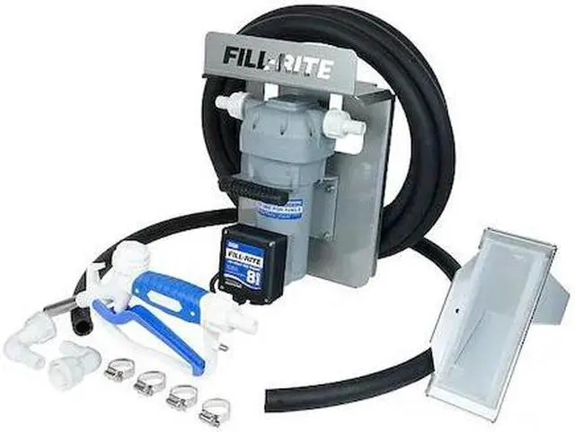 Alt view image 3 of 3 - Fill Rite DF012CMN520 Stainless Steel 12V 8 GPM DEF Transfer Pump Kit, Gray