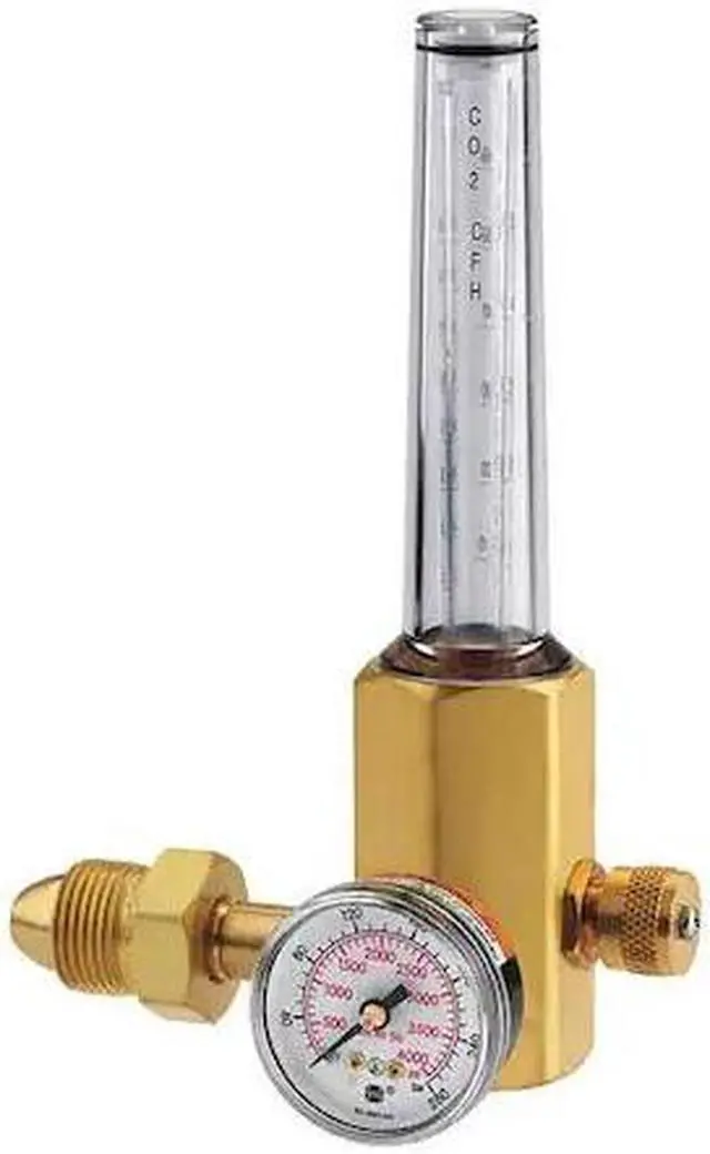 Main image of MILLER ELECTRIC H2051B-580 Flowmeter Regulator, Single Stage, CGA-580, 50 psi,