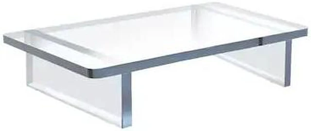 Main image of AZAR DISPLAYS 515363 3"H Clear Acrylic Deluxe Riser Display