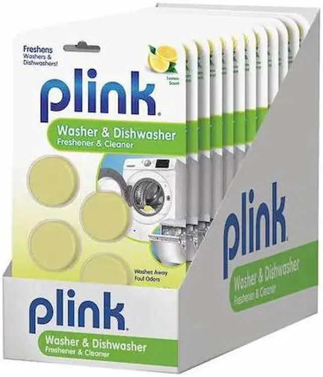 Alt view image 2 of 3 - Plink-9024 Summit Brands Washer and Dishwasher Freshener Cleaner, 4 Tabs, 4-Count, Yellow, 4 Piece