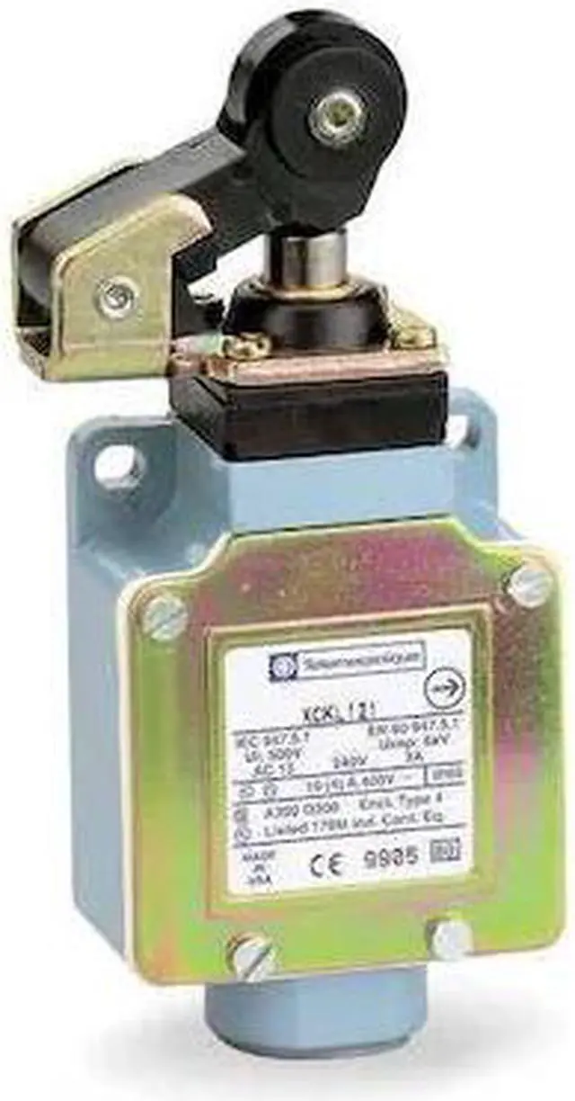 Alt view image 2 of 2 - TELEMECANIQUE SENSORS XCKL121H7 Limit Switch, Plunger, Roller, 1NC/1NO, 10A at