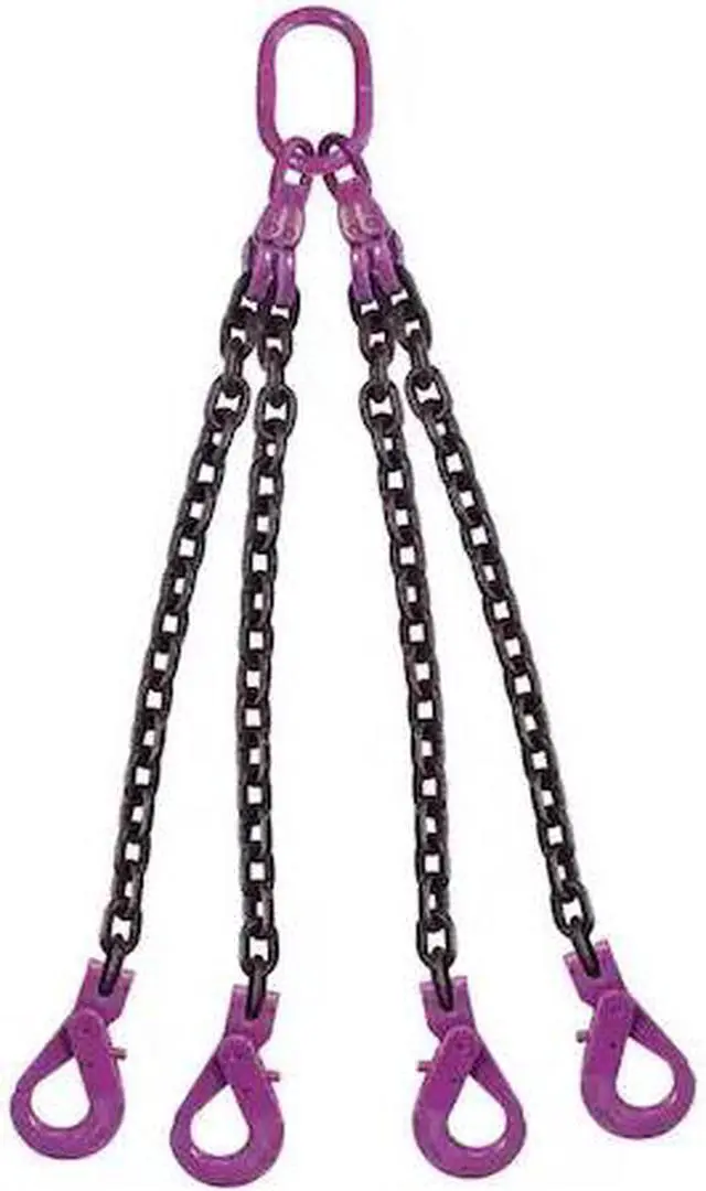 Main image of US CARGO CONTROL 58G100QOSL-4 5/8" x 4' - 4 Leg Chain Sling w/ Self-Locking