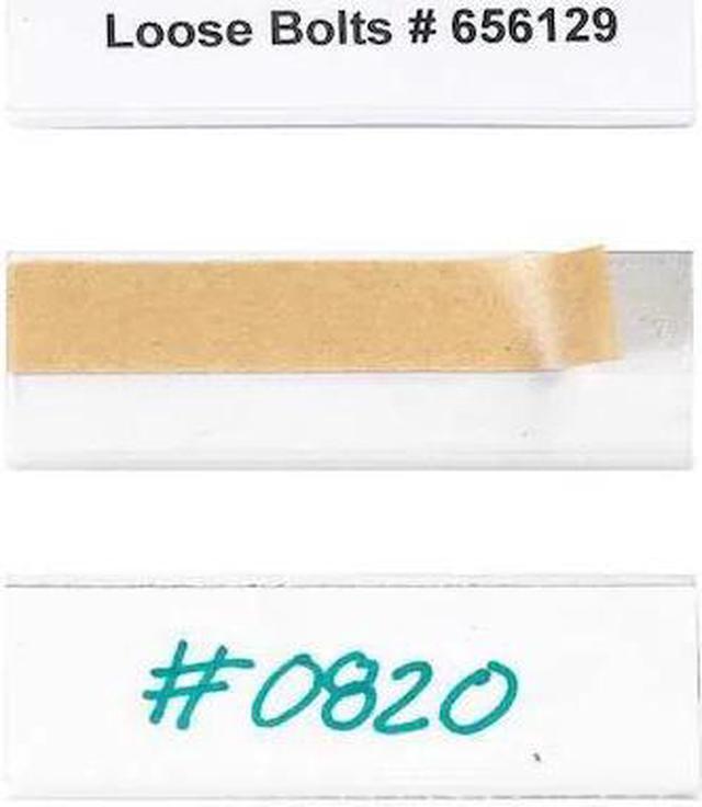 Main image of OPEN-EDGE LH102 Open-Edge Plastic Label Holder, 1" x 3", Clear, PK50