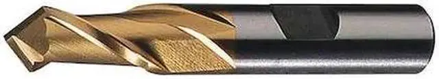 Main image of CLEVELAND C40510 2-Flute HSS Single End 90-Point Drill Mill Cleveland HPDM-2-TN