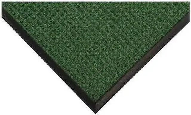 Main image of CONDOR 36VK13 Entrance Mat, Polypropylene, 3/8 in Thick, Green, 2 ft W x 3 ft L