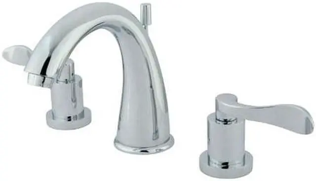 Alt view image 3 of 3 - Kingston Brass KS2961DFL Nuwave Widespread Lavatory Faucet, Chrome