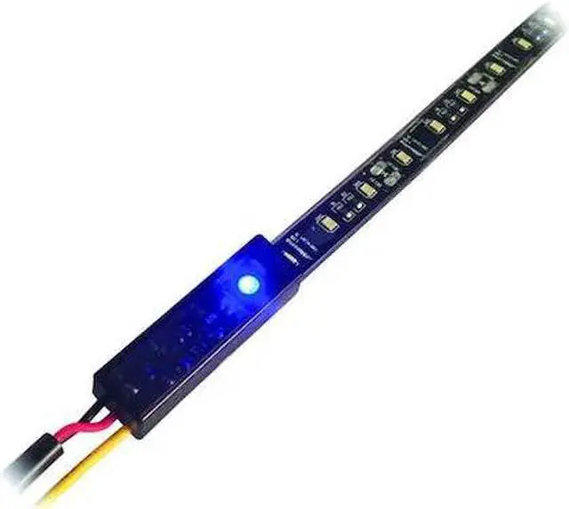 Alt view image 2 of 2 - Flexible Strip Lighting, 24" L X 1/4" W X 1/2", High Bond Tape Mounting, White